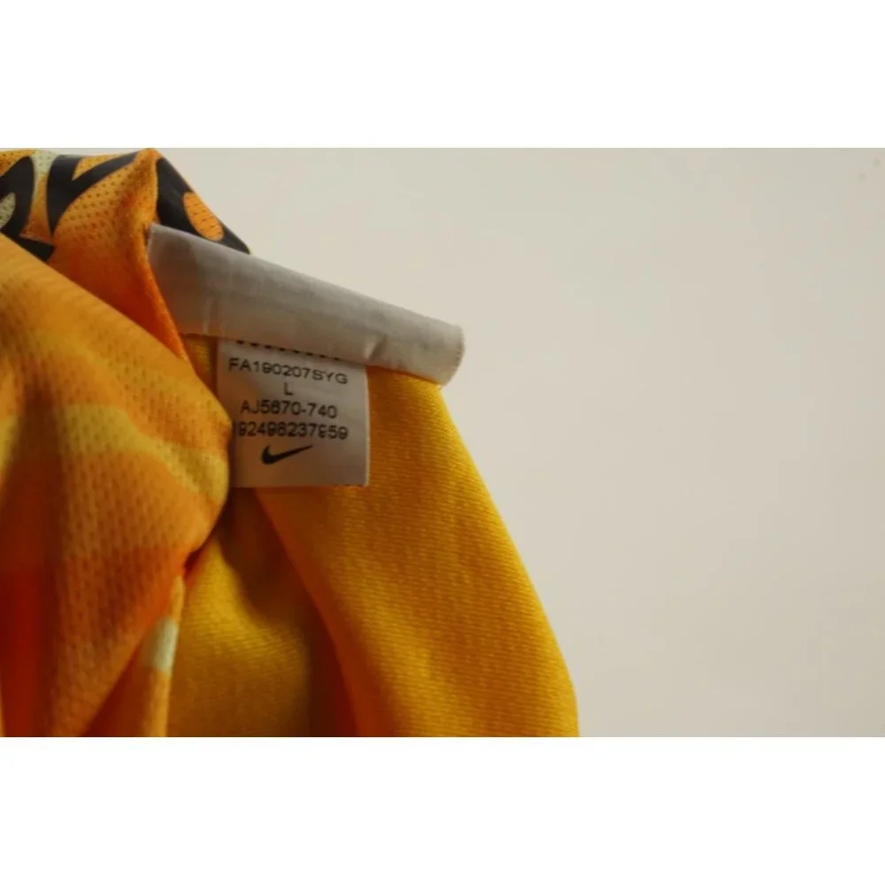 Nike Chelsea Football Club Rare Yellow Orange Away Jersey Men's‎ Large Yokohama